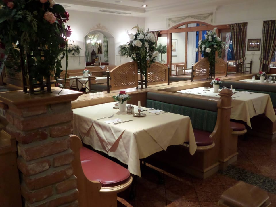 Unser Tisch im Restaurant Hanneshof Hotel