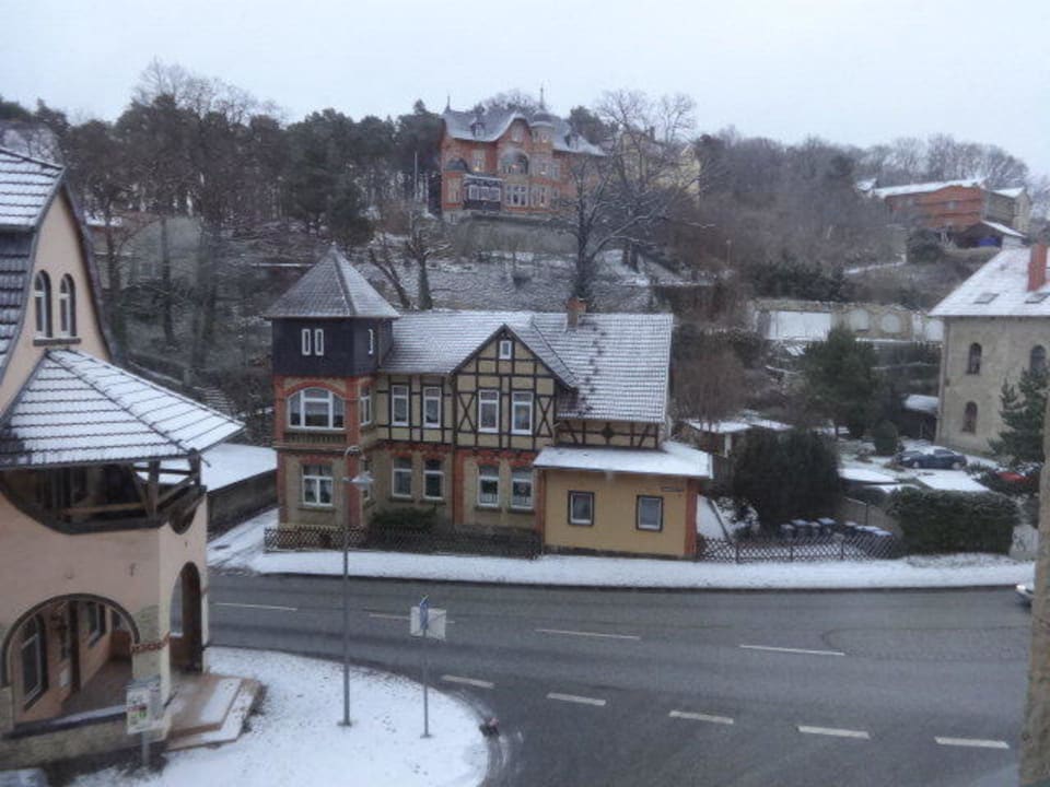Zimmerausblick DZ 205 Schlosshotel Blankenburg