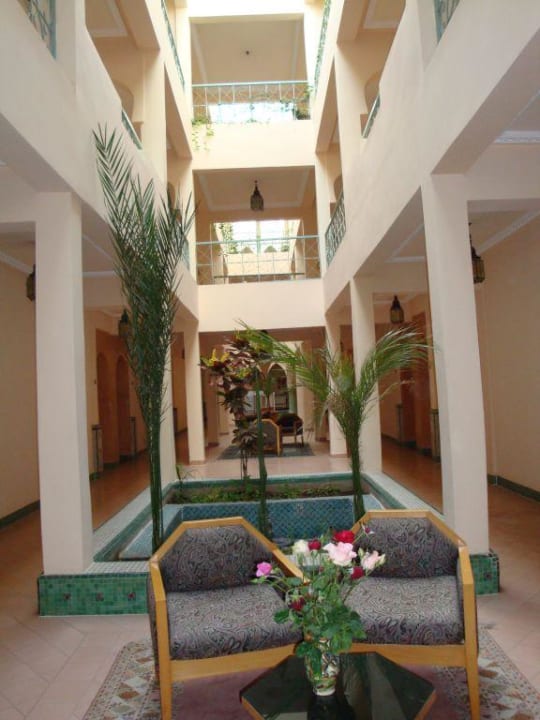 Überdachter Innenhof Hotel Le Tazarkount