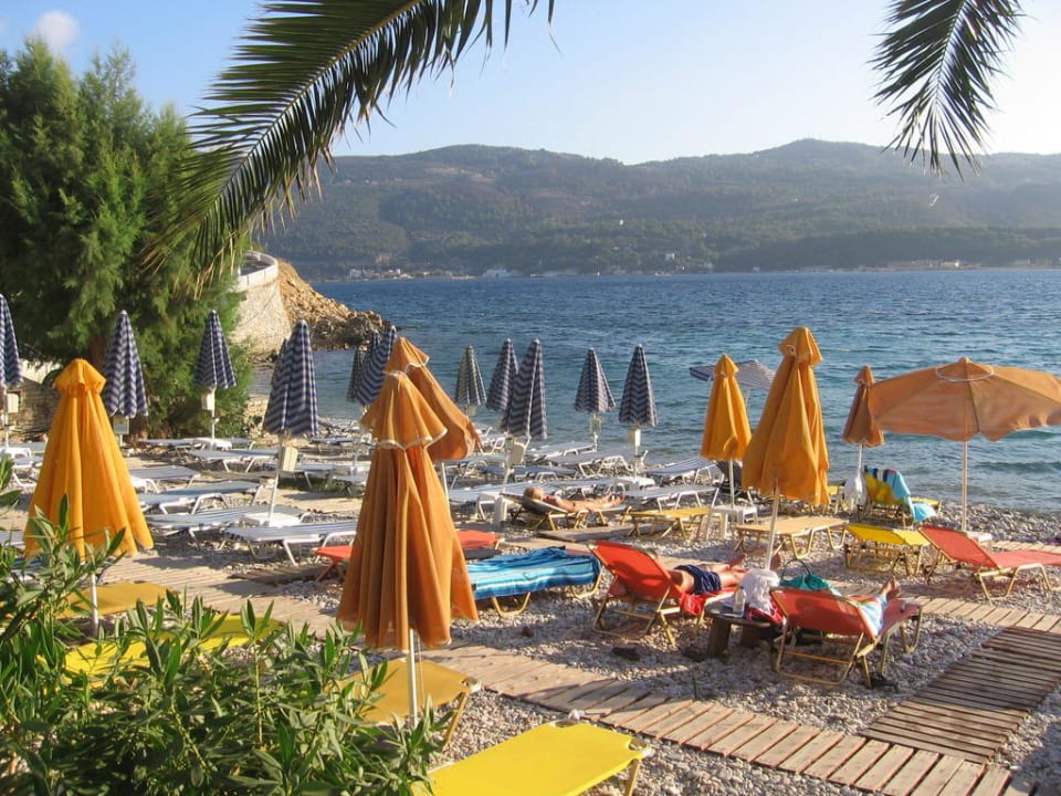 Strand gegen Gebühr Samian Blue Seaside Hotel
