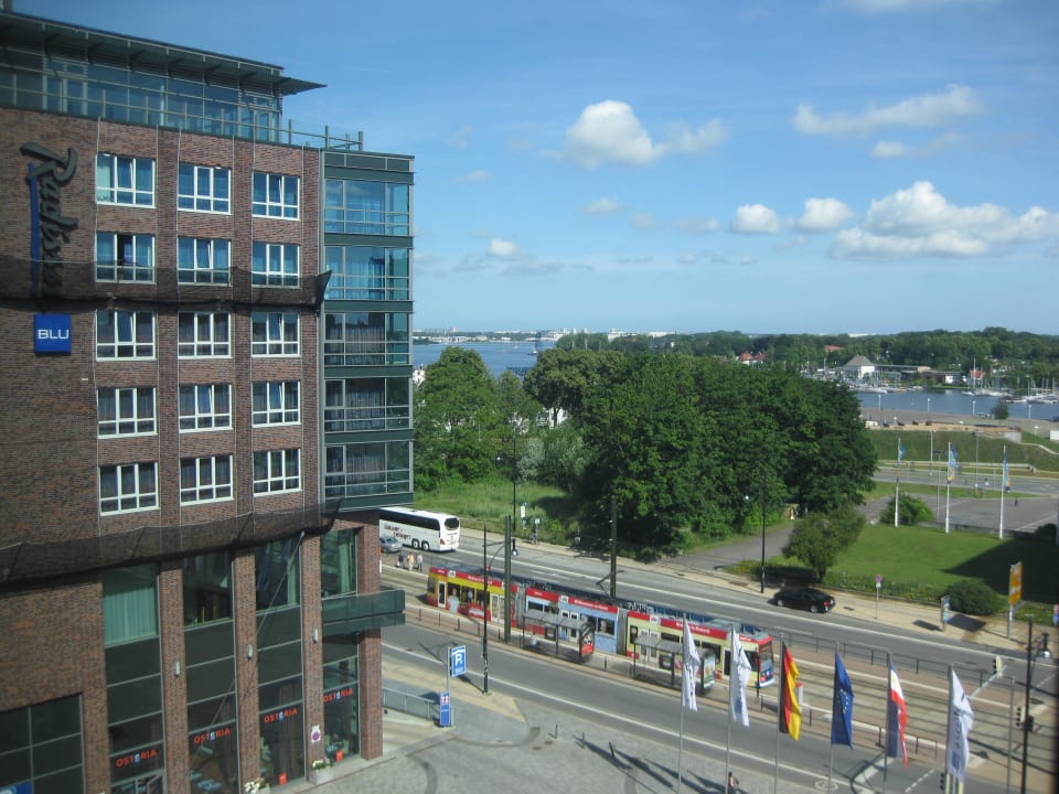 Blick aus dem Zimmer ScanHotels City Rostock
