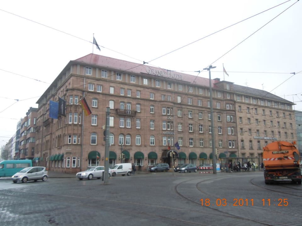 Aussenansicht des Hotels Le Méridien Grand Hotel Nürnberg