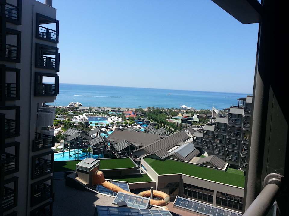 Toller Ausblick von Zimmer 1638 Limak Lara Deluxe Hotel & Resort