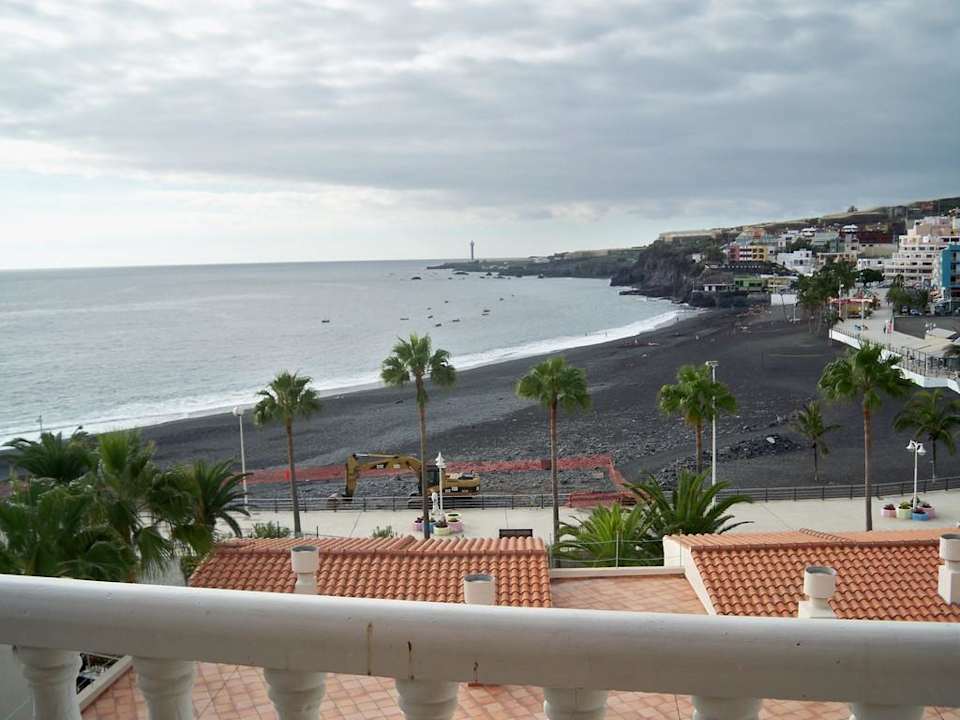 Blick auf den Strand vom Appartement Melia La Palma Hotel