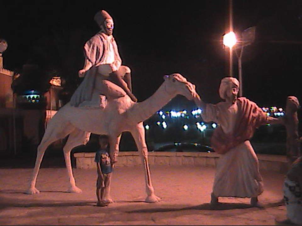 Vor den Eingang Pickalbatros Alf Leila Wa Leila Resort - Neverland Hurghada