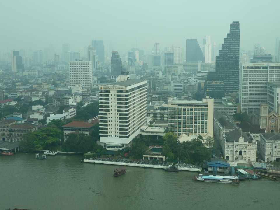 Ausblick vom Zimmer Hotel The Peninsula Bangkok