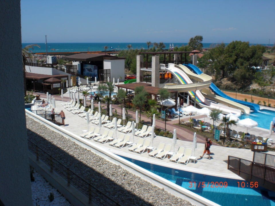 Blick vom Zimmer aus Sunis Evren Beach Resort Hotel & Spa