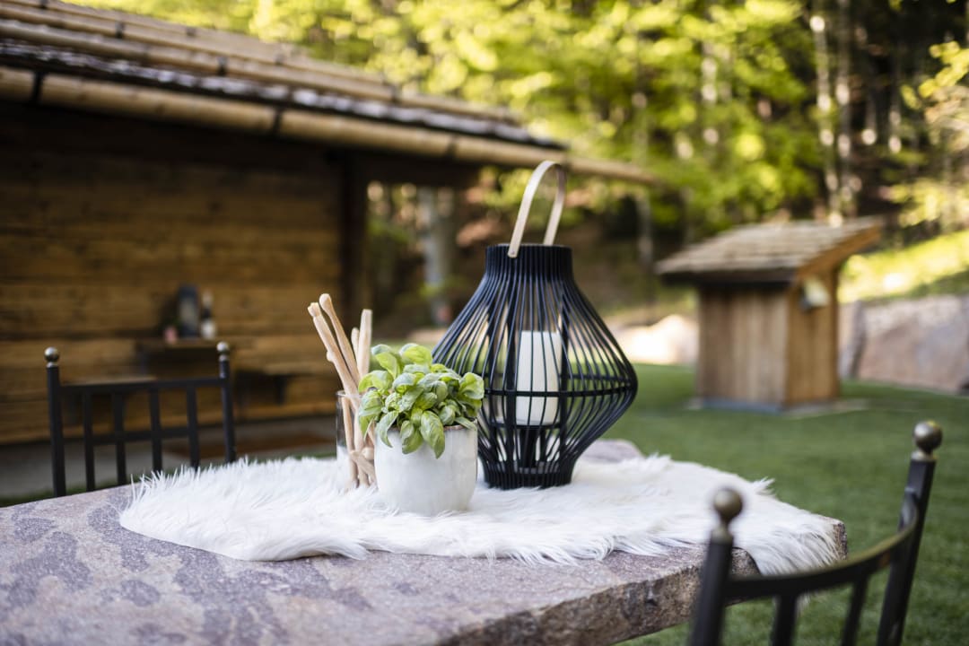 Gartenanlage La Mendola Alm-Chalet