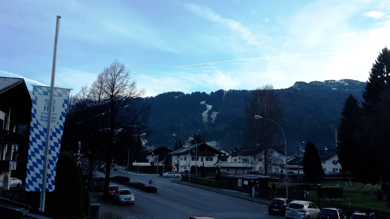 Ausblick Zimmer 1 Hotel Zugspitze