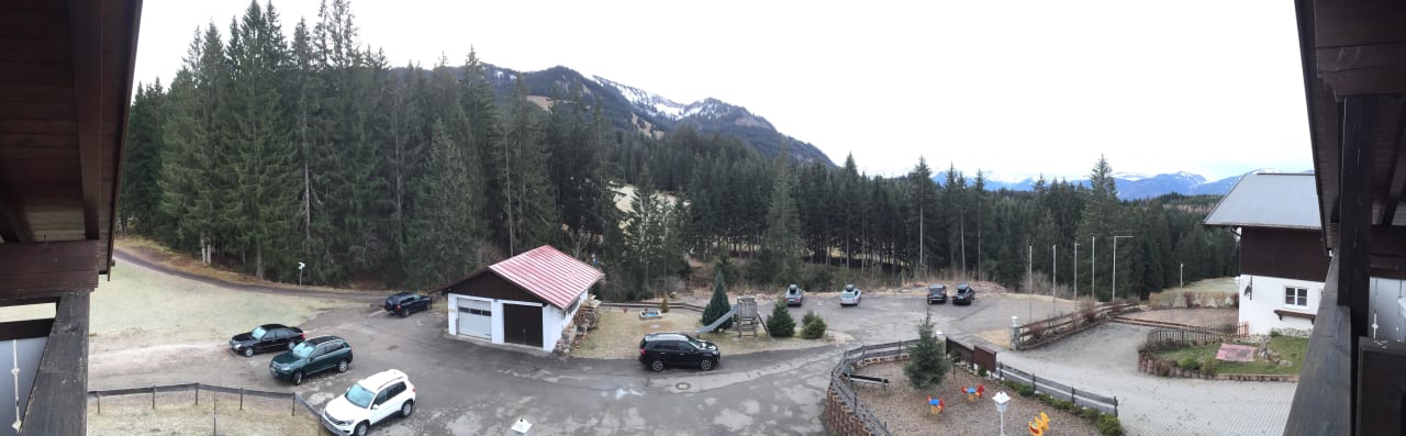 Panoramaausblick aus dem Zimmer Berghotel Sonnenklause