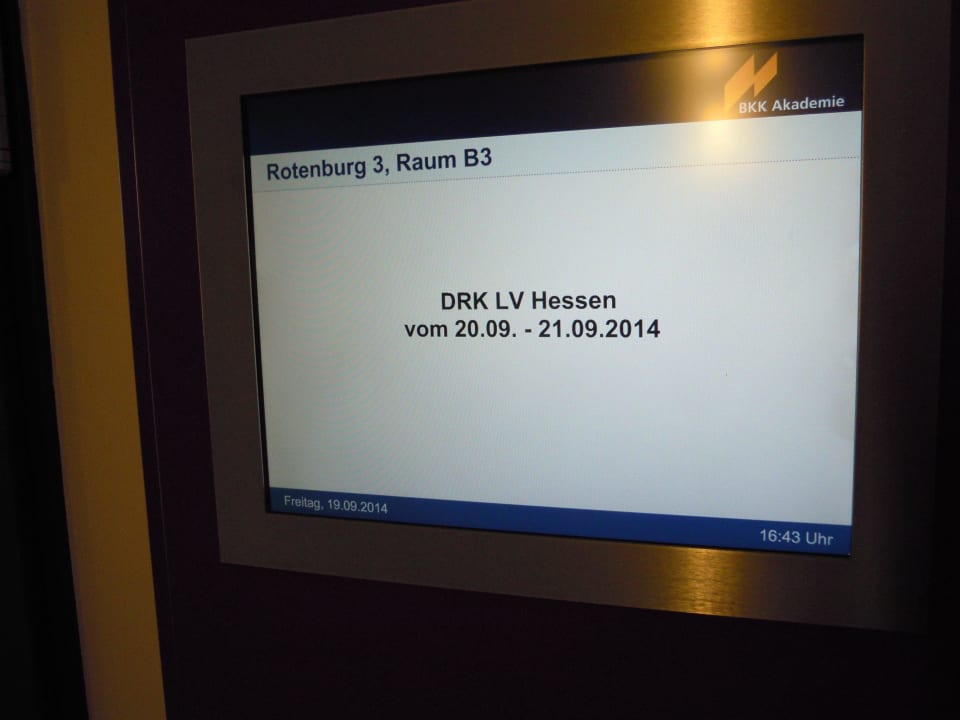 Info Tafel BKK Akademie