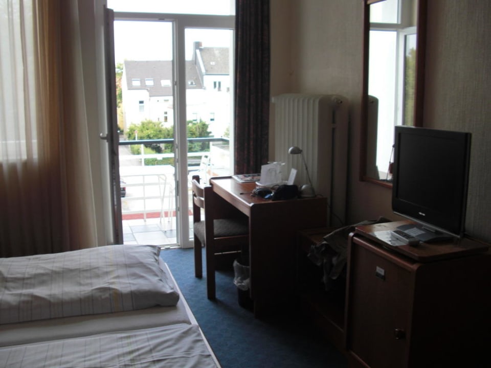 Aussicht Richtung Balkon Hotel Monopol