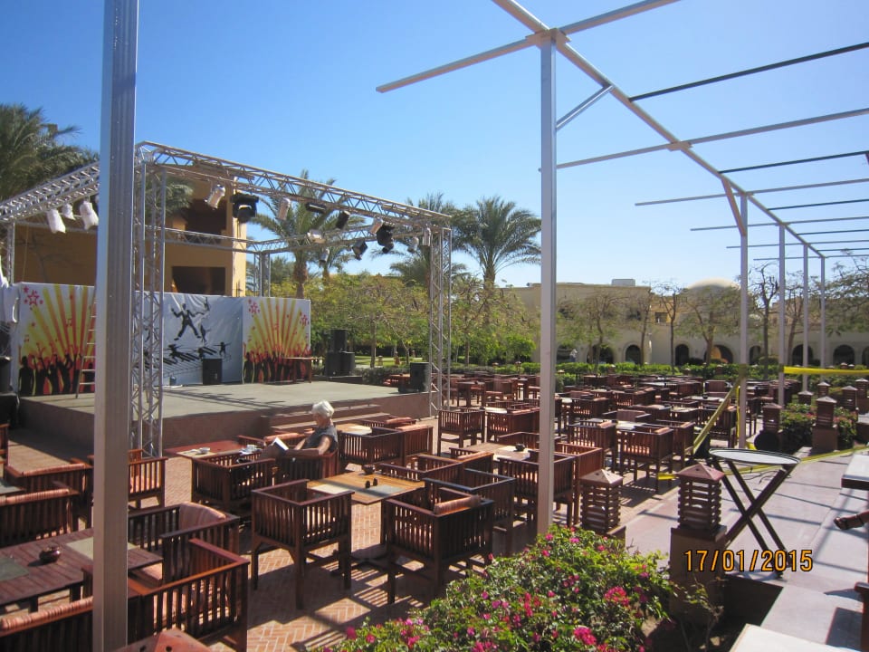 Barbereich, Animationsbühne Stella Beach Resort & Spa Makadi Bay