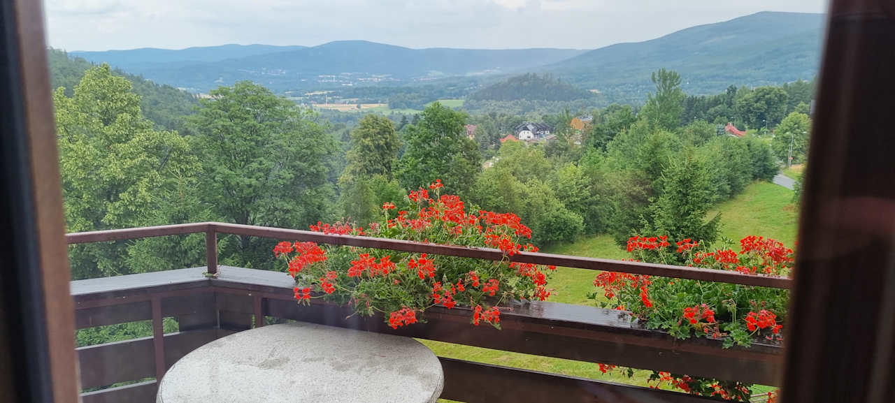 Ausblick Hotel Dziki Potok