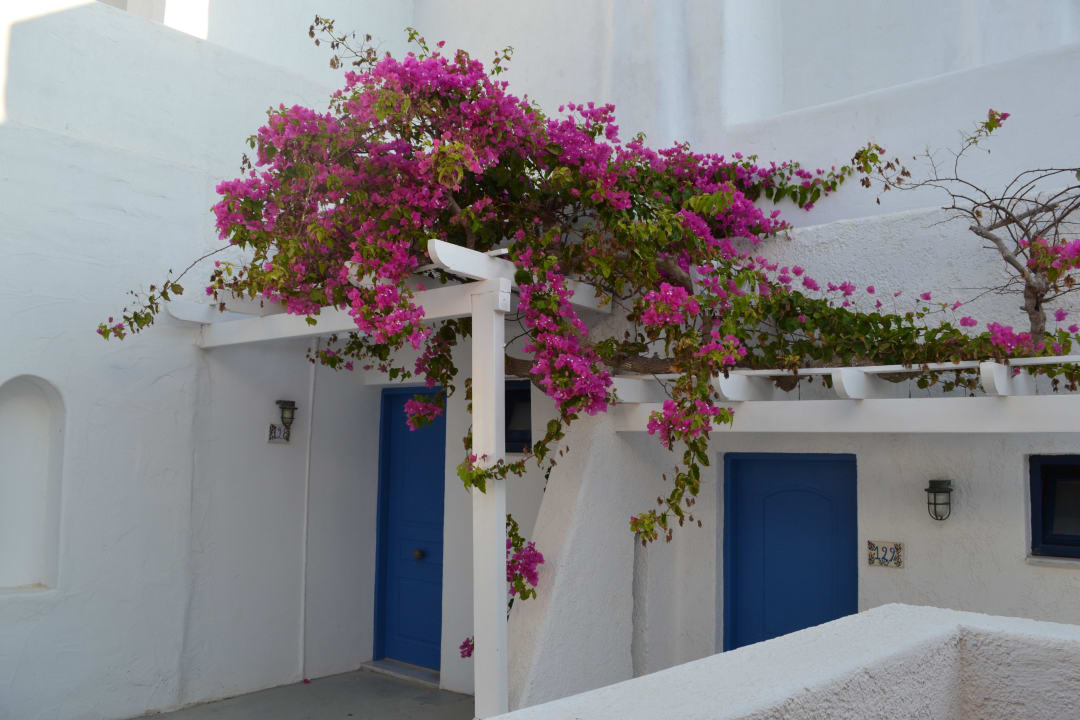 Liebevolle Gestaltung der Anlage Knossos Beach Bungalows Suites Resort & Spa