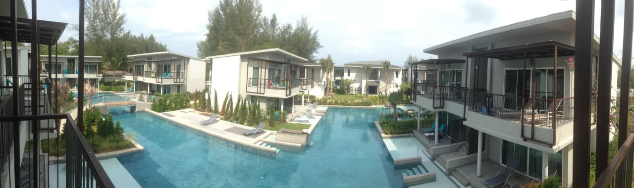 Panaromablick vom Balkon The Waters Khao Lak by Katathani