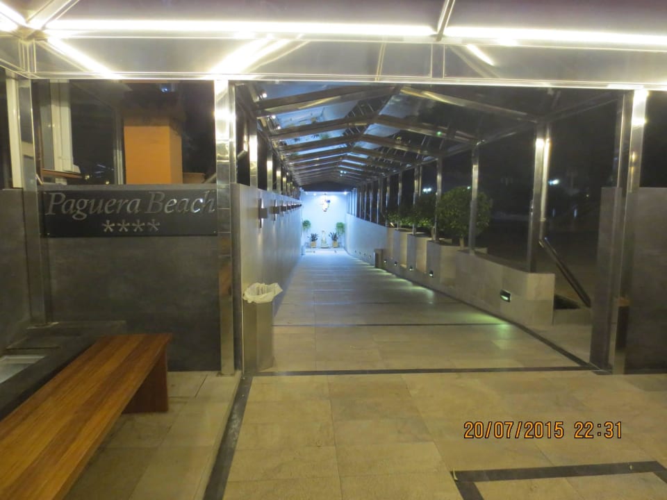 Hoteleingang Hotel Aparthotel Paguera Beach