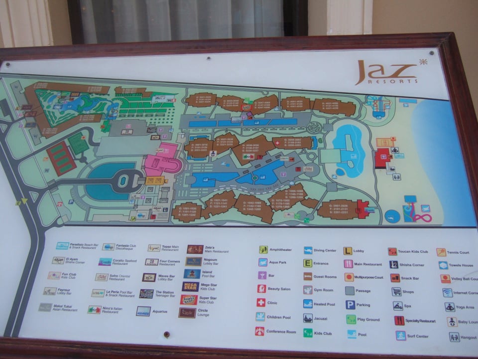 That shows how big is Aquamarine  JAZ Aquamarine Resort