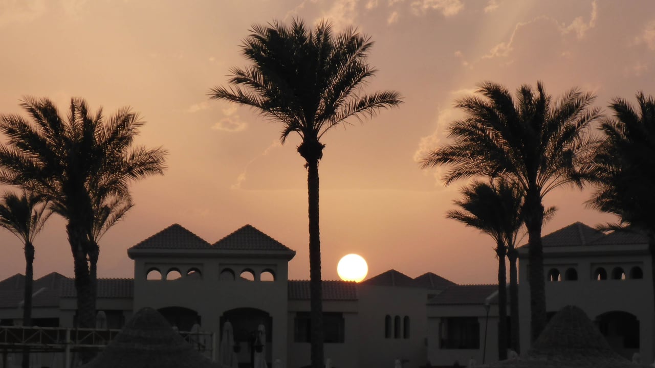 Sonnenuntergang Cleopatra Luxury Resort Makadi Bay