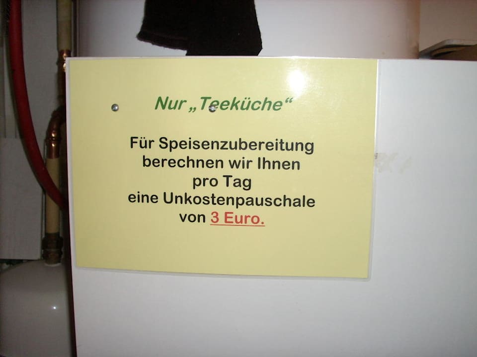 Küchenbenutzung Pension Brigitte Köhring