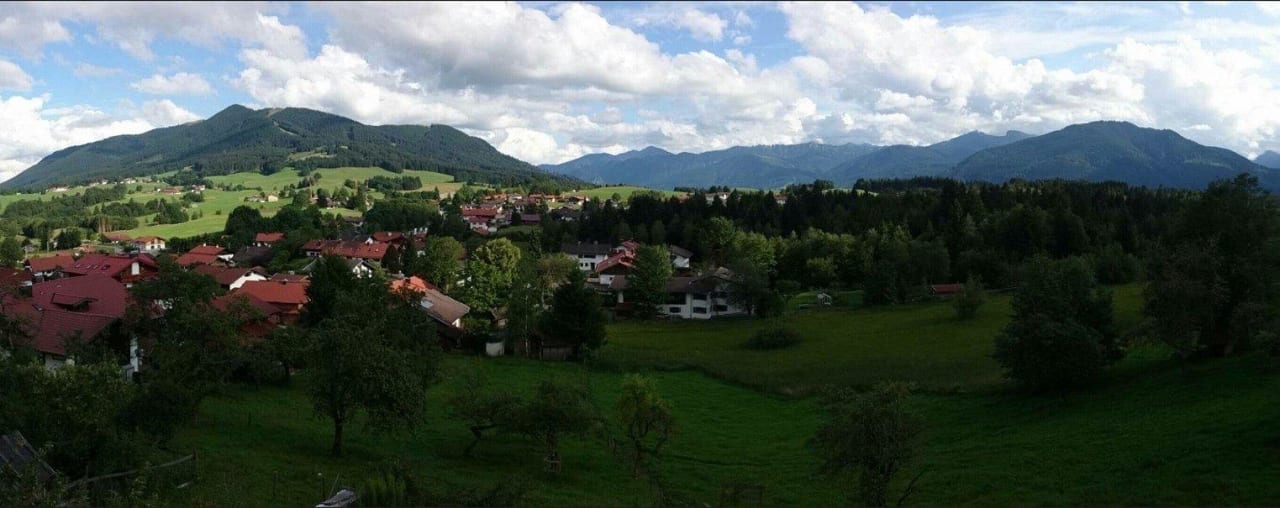 Blick vom Balkon  Haus Fernblick