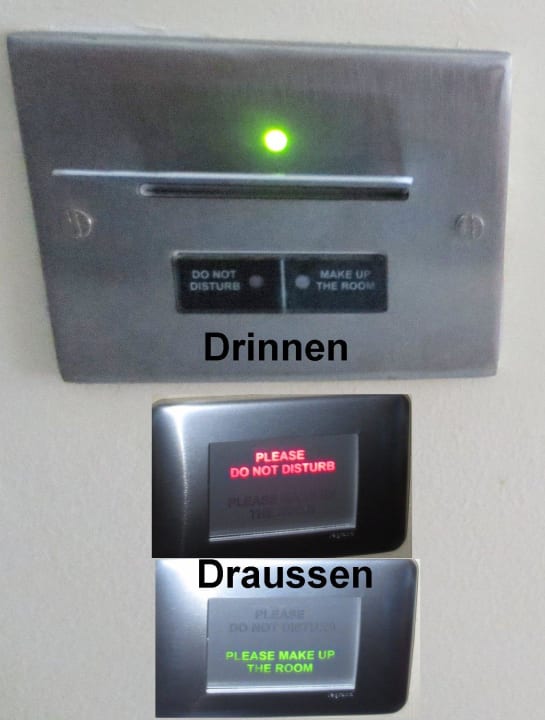 Statt Türhänger hier die moderne Art Aparthotel Marina View