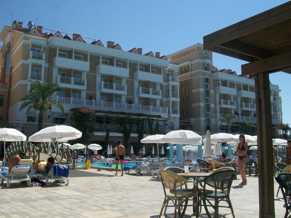 Hotel vom Pool aus Trendy Aspendos Beach Hotel