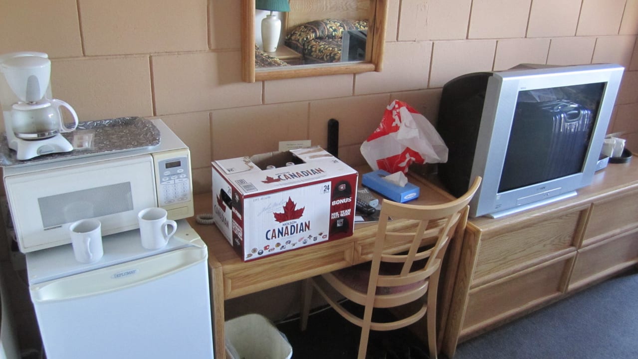 Das Bier gehört nicht zur Ausstattung Traveller's Hotel