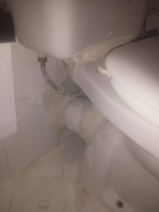Toilette nach der Beschwerde Golden Beach Resort