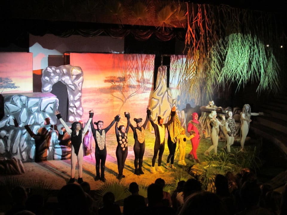 Animationsteam bei König der Löwen Trendy Aspendos Beach Hotel