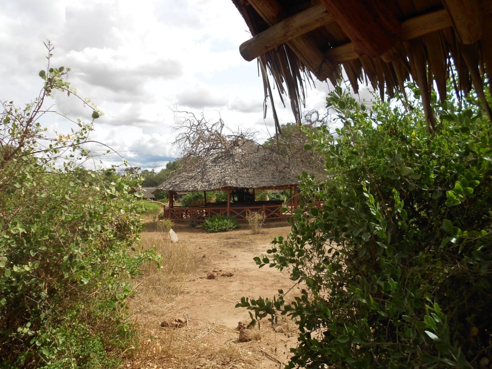 Blick zur Bar Hotel Ndololo Safari Camp