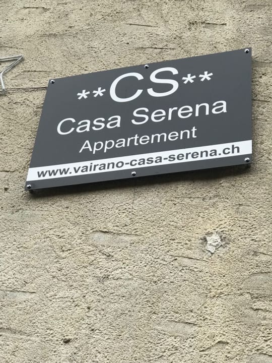 Namensschild  CS Casa Serena