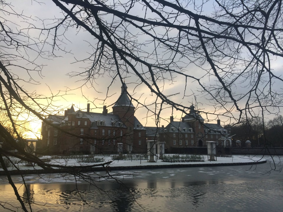 Blick vom Park Parkhotel Wasserburg Anholt