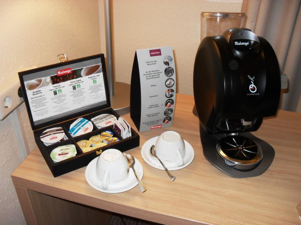 Espresso und Teemaschine Fürther Hotel Mercure Nürnberg West