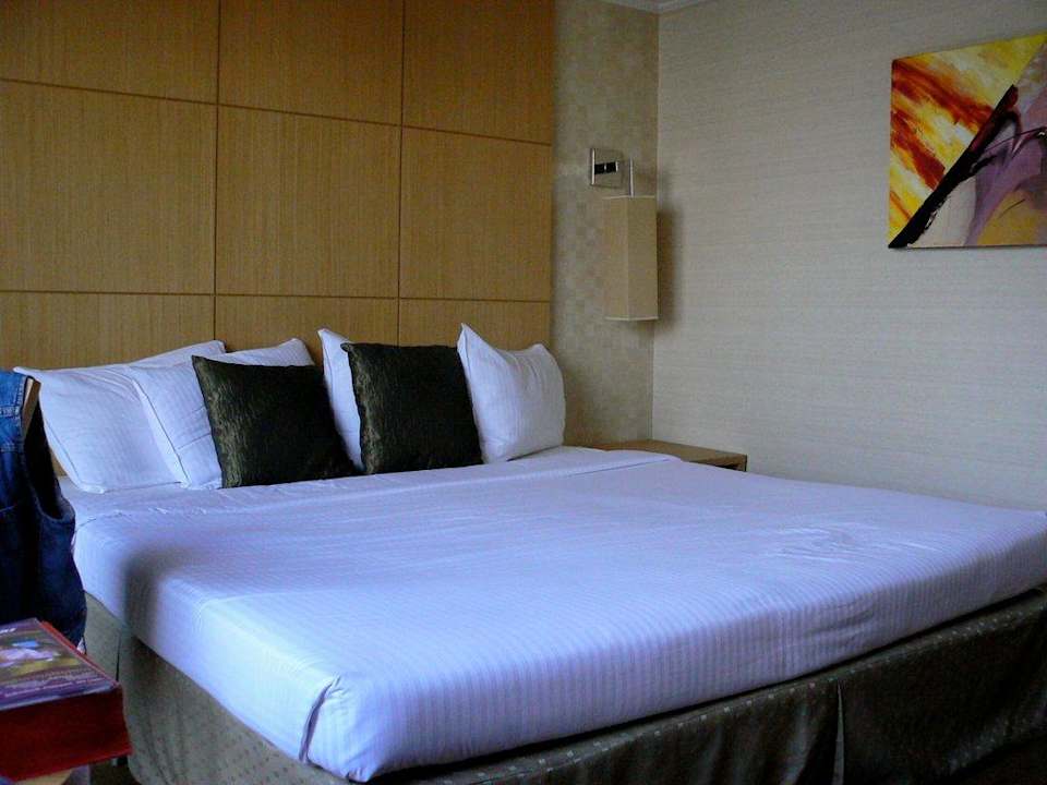 Bett im Standardroom Hotel Novotel Clarke Quay