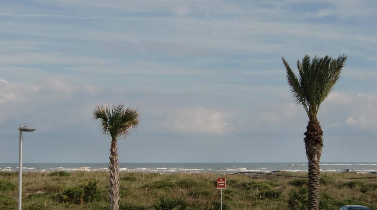 Blick Richtung Strand OceanView Lodge Vilano Beach Hotel