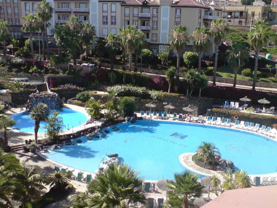 Blick von der Dachterrasse Hotel Puerto Palace