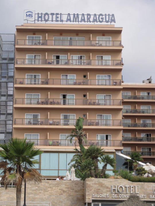 Hotelansicht vom Strand Hotel MS Amaragua