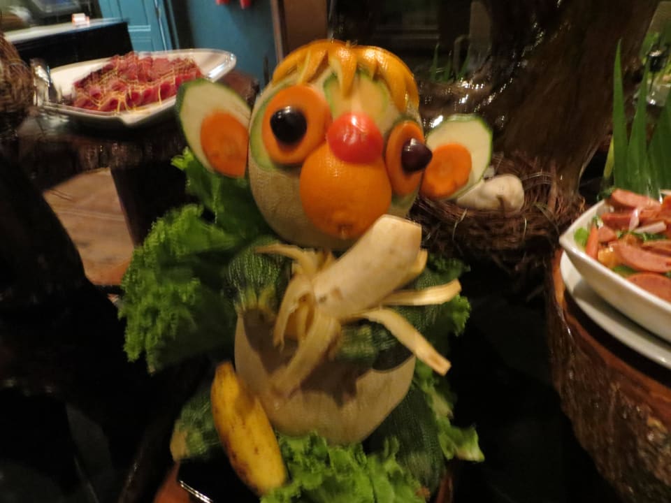 Sehr schöne Deko im Sunset Restaurant Adaaran Select Hudhuran Fushi - Premium All Inclusive