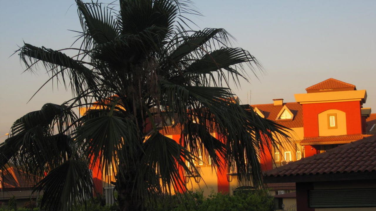 Blick vom Balkon Hotel Orfeus Park