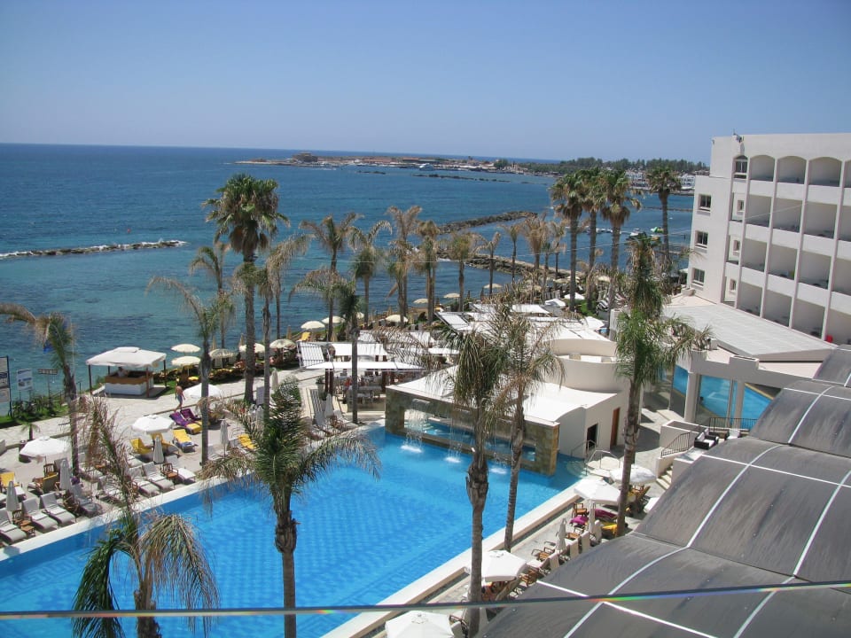 Blick vom Balkon Alexander The Great Beach Hotel