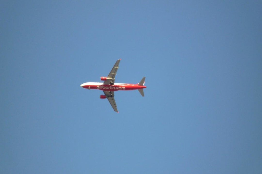 Flugzeug im Landeanflug Pickalbatros Jungle Aqua Park Resort - Neverland Hurghada