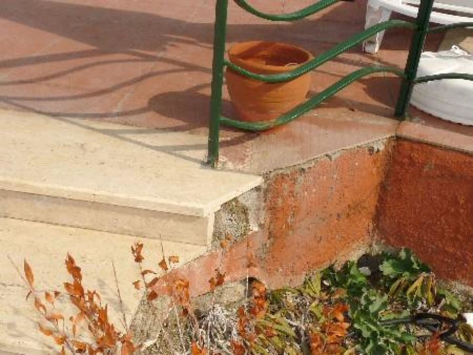 Treppe zum Thermal Pool Ephesia Holiday Beach Club