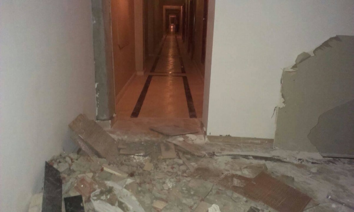 Flur und Baustelle vor Zimmer Bellagio Resort & Spa
