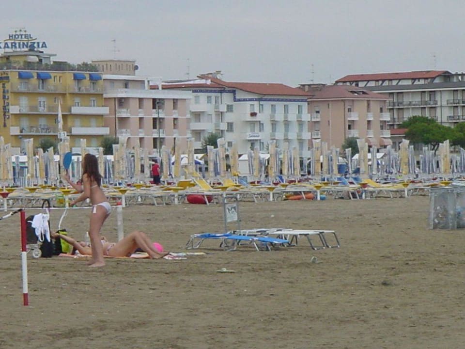 Blick vom Strand in Richtung Serena Hotel Serena