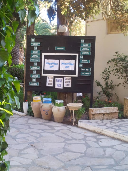 Animationstafel The Orangers Beach Resort and Bungalows