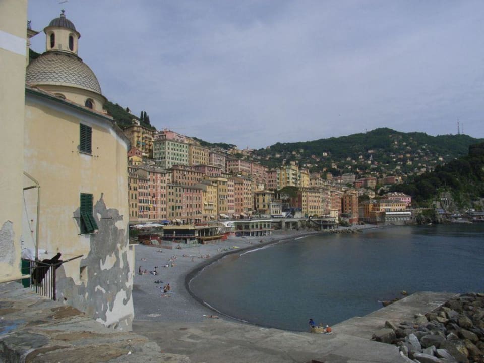 Camogli vom Schiff aus Hotel Casmona