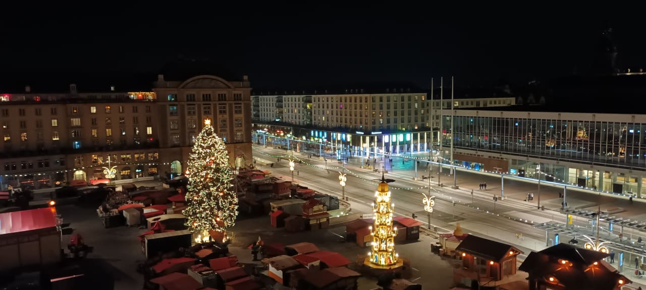 Ausblick Star G Hotel Premium Dresden im Haus Altmarkt