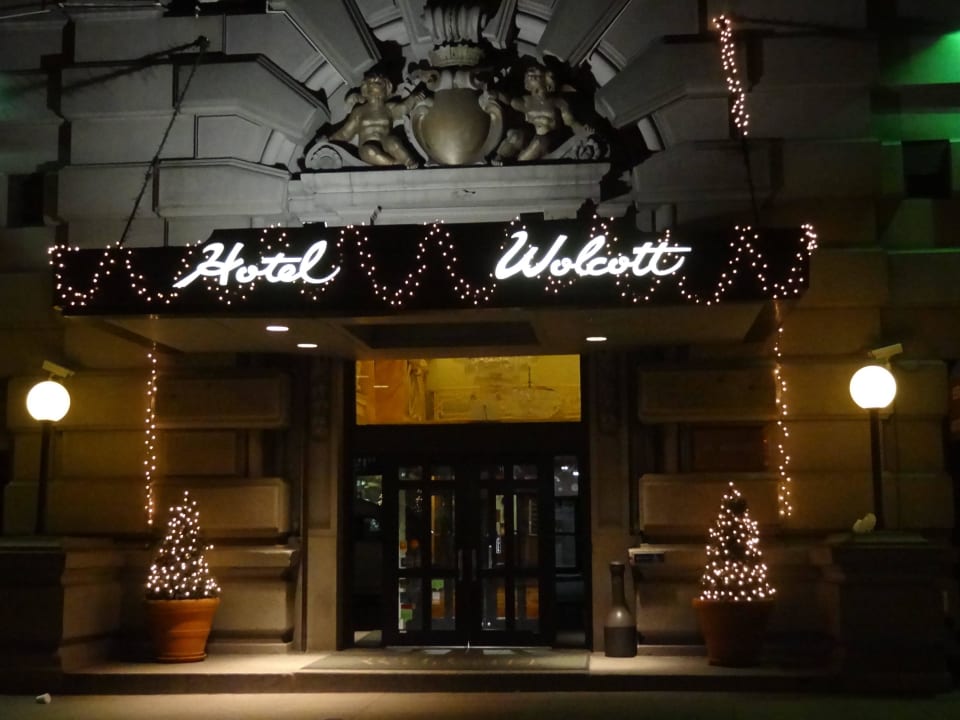Eingang Hotel Wolcott