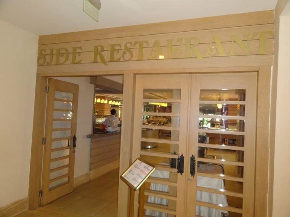 Eingang Side - Restaurant Trendy Aspendos Beach Hotel